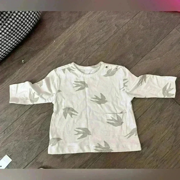 NWT Jessica Simpson 3 Piece Set 3/6 Month Girls Birds Nuetral - Picture 4 of 4